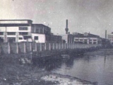 Вид на РЭЗ с моста на Кундзиньсалу в 60-е годы 20 века