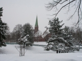 Рижская церковь Святой Троицы зимой. 2010 г.<br>Фото: Денис Полоцк