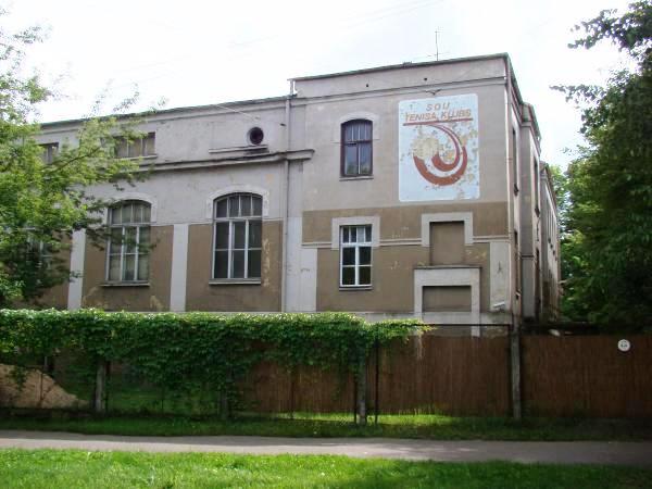 Здание Общества спорта и гимнастики на улице Балдонес 7 в наши дни