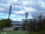 Daugavas stadiona tribīne no Deglava tilta. 2010.g.