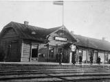 Станция Земитаны во время первой независимости<br>Источник: Музей истории Железной дороги