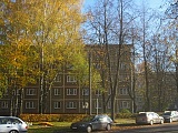 Пример советской архитектуры на Югле на улице Силциема, 22.10.2017