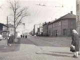 Перекресток улиц Аптиекас и Тилта в 60-е годы 20 века
