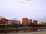 Rīga Elektromašīnbūves rūpnīca no tilta pāri kanalam 2008.g.