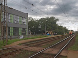 Elektrovilciens ER2-1300 piebrauc Depo dzelzceļa pieturas punktā, 05.08.2020.<br>Foto: Dāvis Kļaviņš